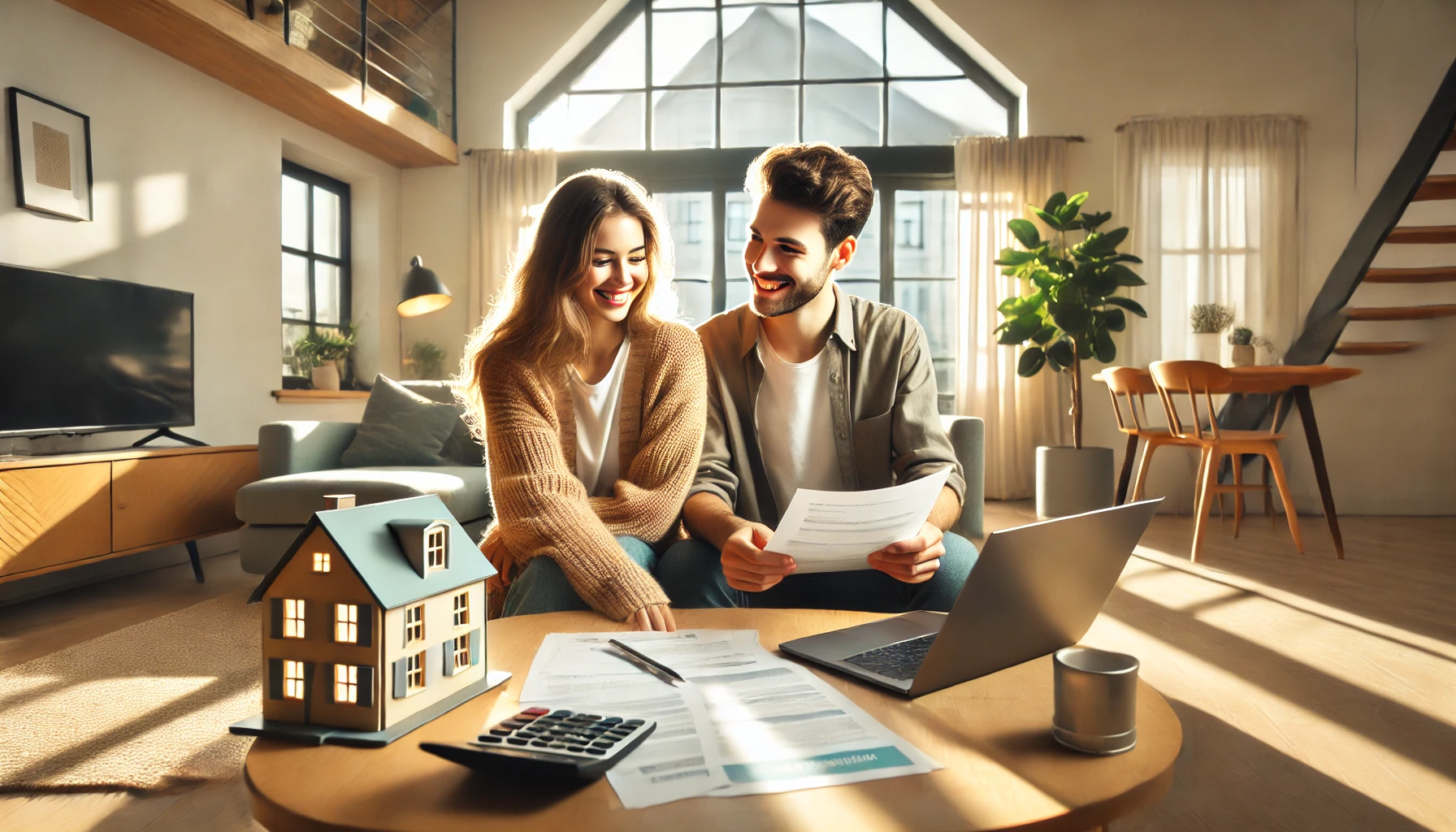 Group of people in front of a new home — first-time buyer guide